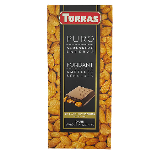 

Шоколад Торрас чорний з мигдалем Torras dark almendras 200g 18шт/ящ (Код : 00-00004916)