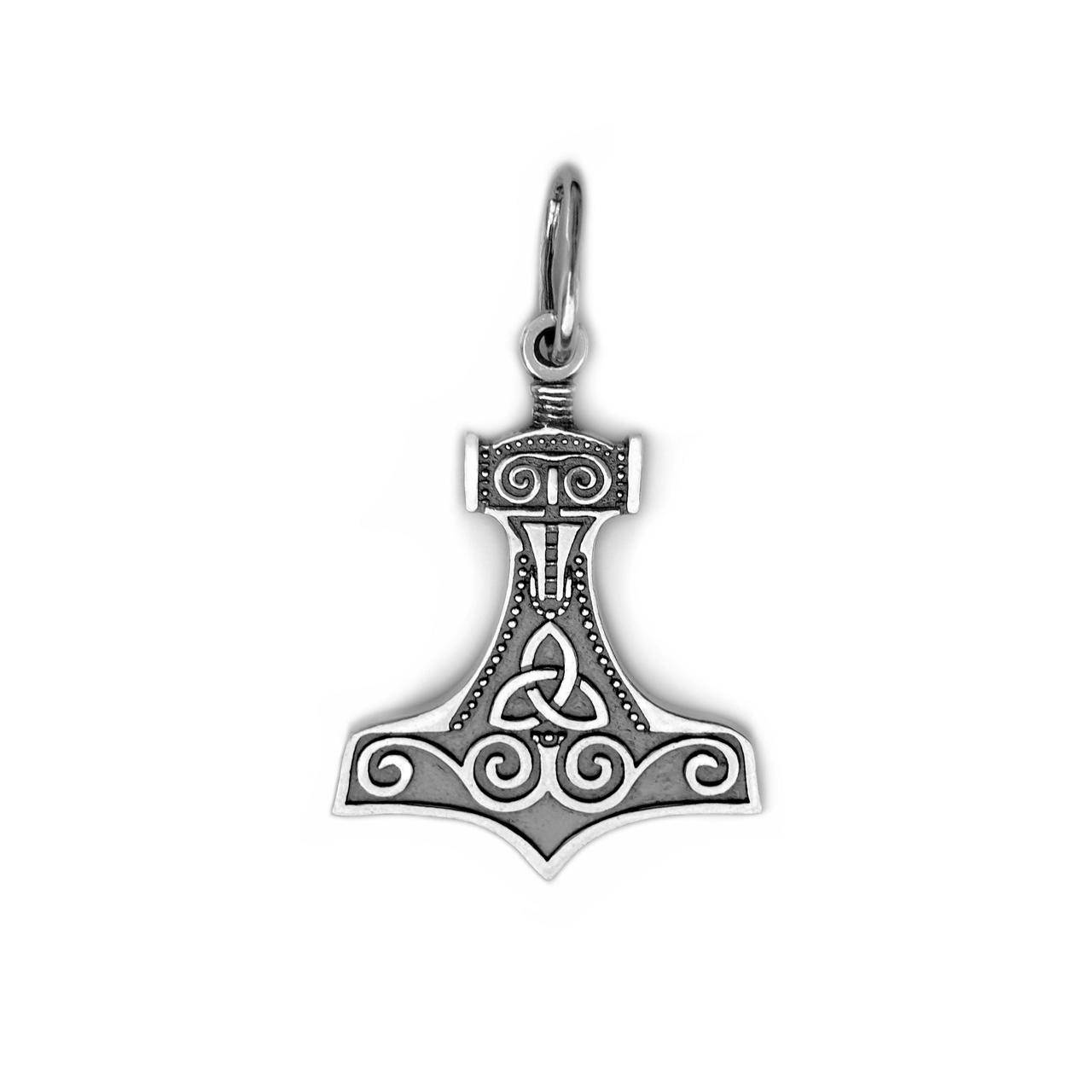 

"Молот Тора" амулет, размер 35*25мм, серебро 925й пробы