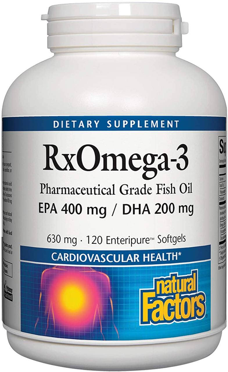 

Natural Factors Rx Omega-3 120 гелевых капсул