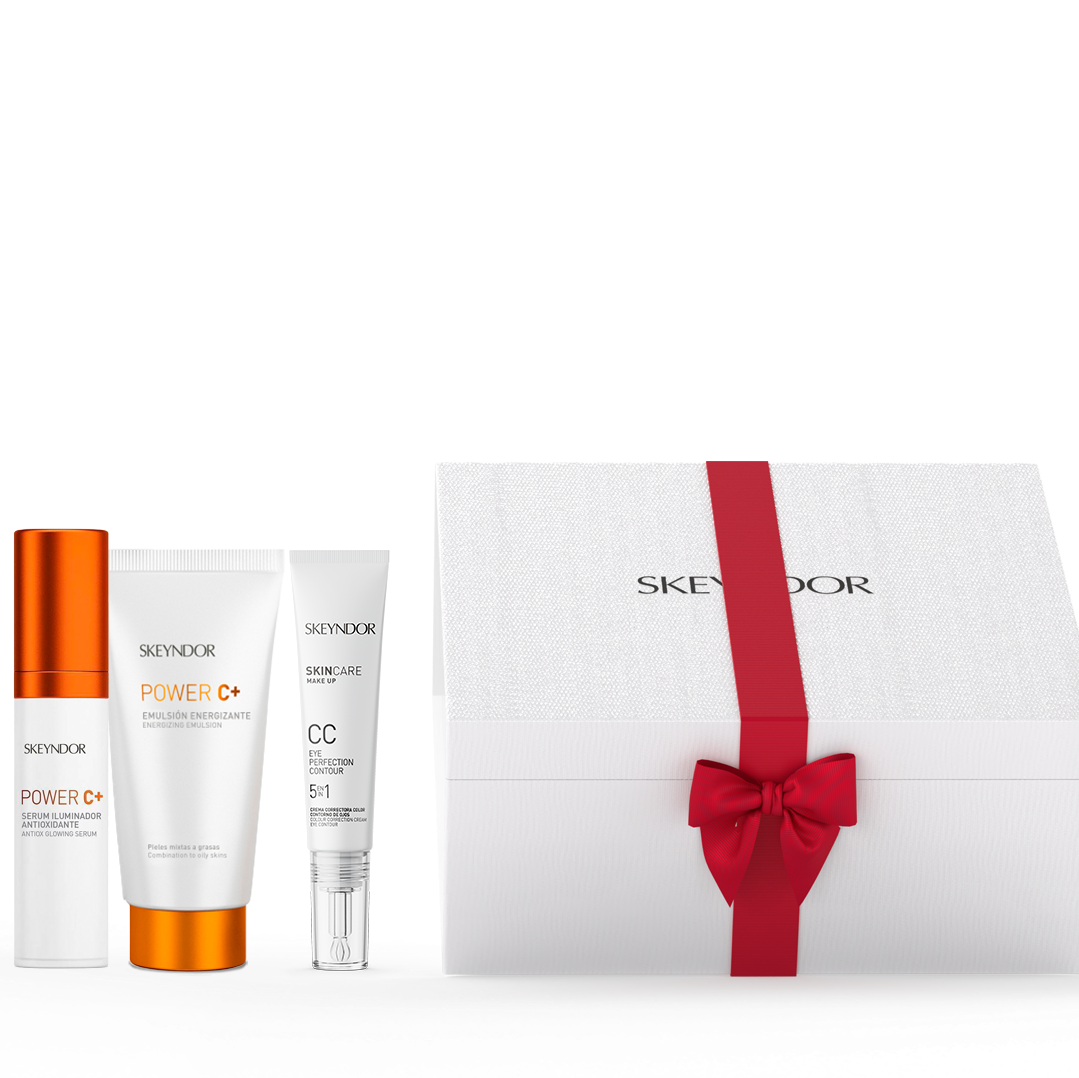 

Подарочный набор Голливудское сияние для нормальной и комбинированной кожи Skeyndor POWER C+