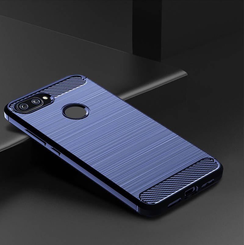 

TPU чехол накладка Urban для Xiaomi Mi 8 Lite (4 цвета) синий