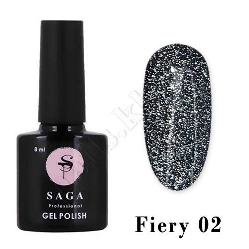 

SAGA Гель-лак светоотражающий Fiery №02, 8 мл