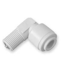 

Колено, с обратным клапаном 1/4” РН x 1/4” к шлангу - белый цвет. A4ME4-CV-W