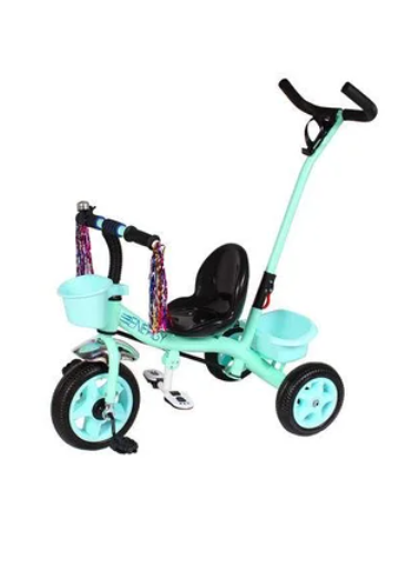 

Детский велосипед 3х колесный с родительской ручкой