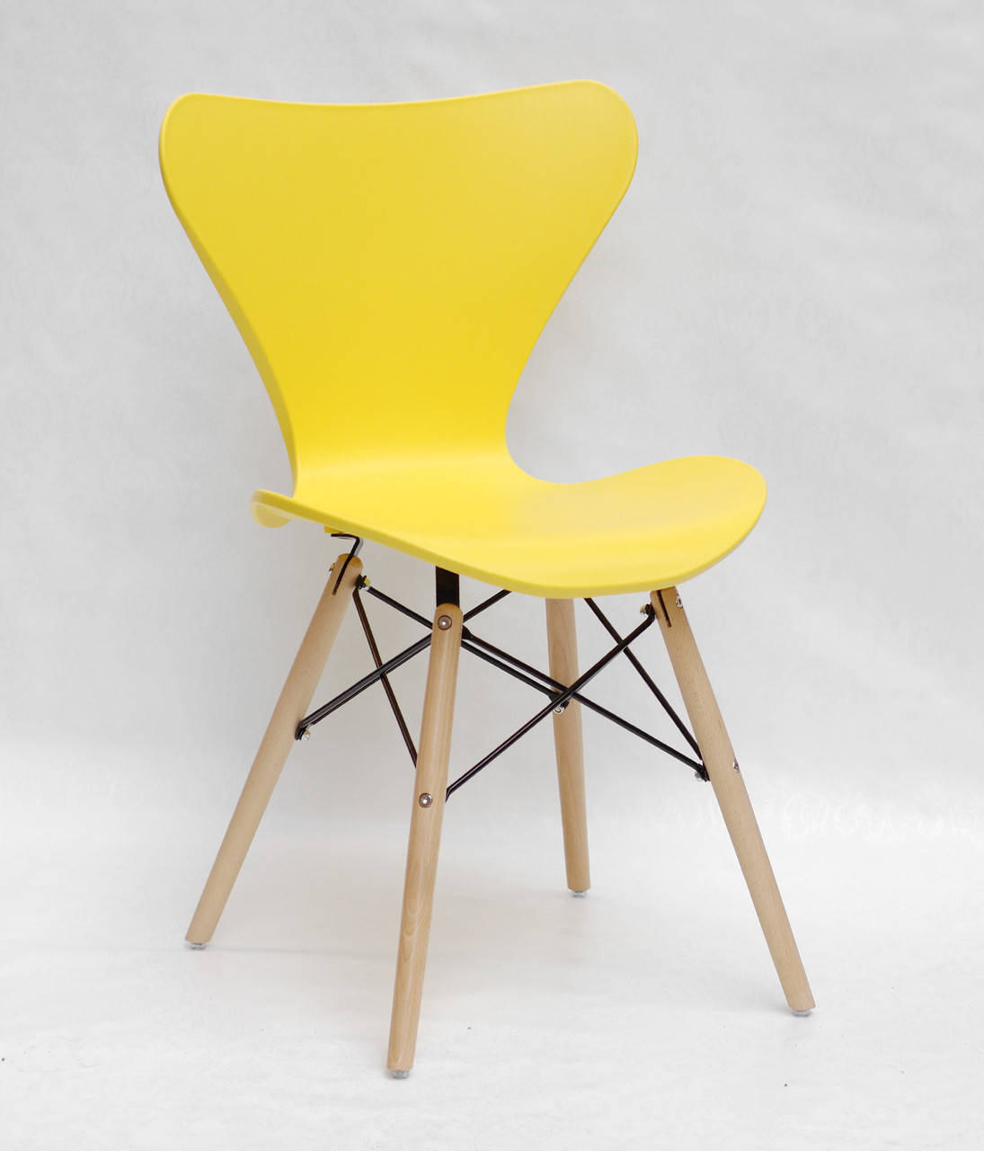 

Стул Max (Макс) на деревянных ножках желтый