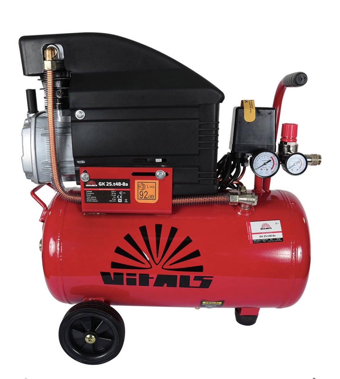 

Компрессор воздушный Vitals GK25.t48-8a