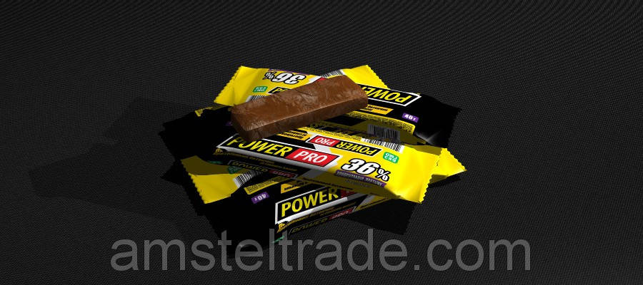 

Протеиновый батончик Power Pro (36%), вкус Ваниль, 60г