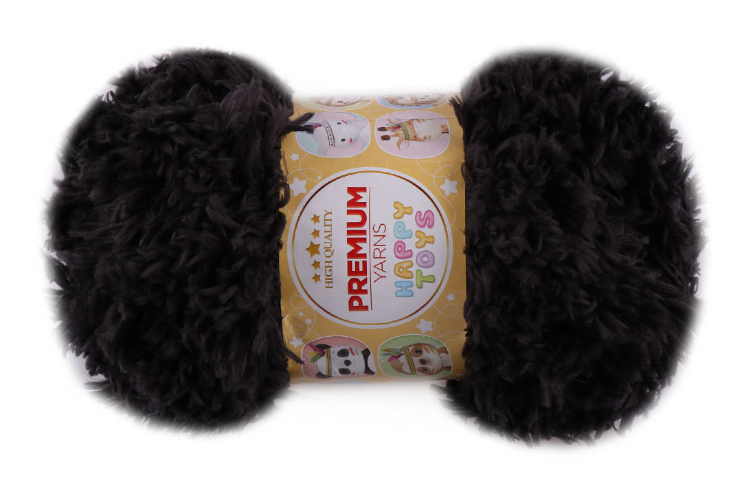 

Premium Yarn Happy Toys, Черный №211