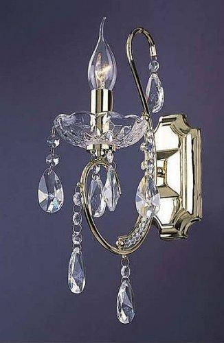 

Настенный светильник TINKO 8028CG/1W золото/хрусталь