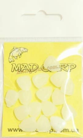 

Кукуруза силиконовая Mad Carp со стопорами светонакопительная 16шт.