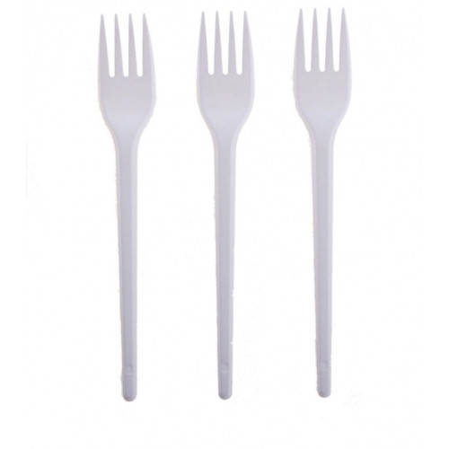 

Вилка пластиковая, упаковка 100шт, Белый
