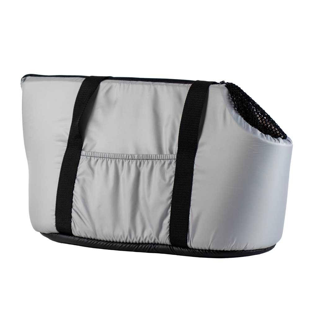 

Сумка-переноска Пухнастики для котів/дріб.собак графіт 45*23 (СП-1)