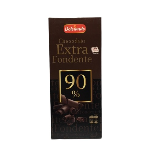 

Шоколад Dolciando Extra fondente 90% Черный 100 гр