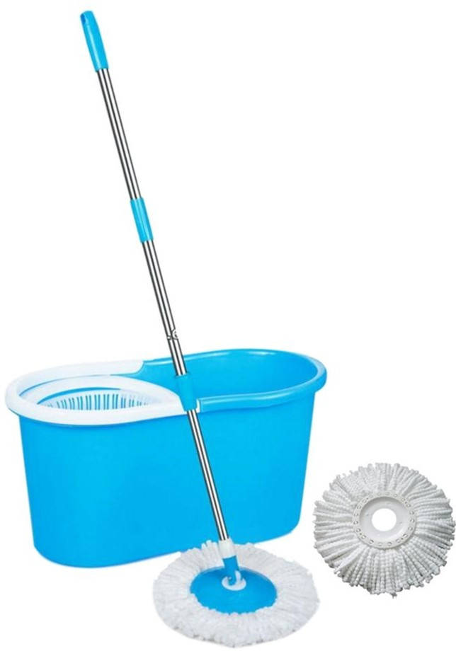 

Набор для уборки с отжимом Spin MOP 360 Голубая, Голубой