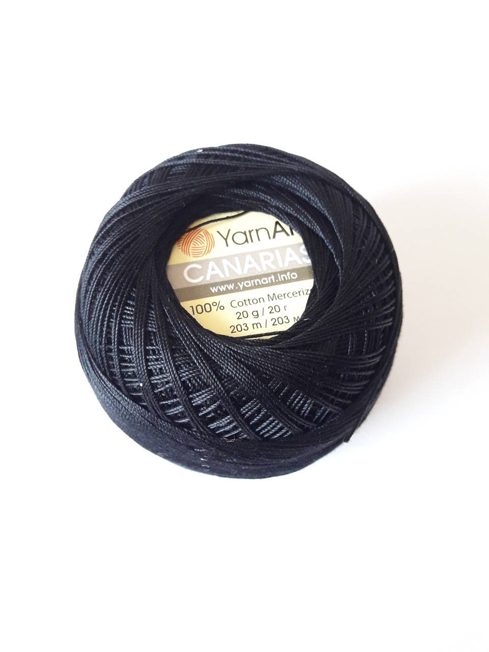 

Канаріас Пряжа Canarias YarnArt 100% чорний, 1 шт. № 9999, Черный