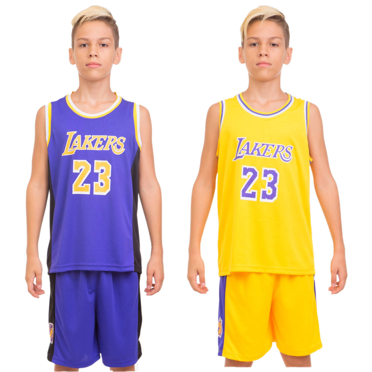 

Форма баскетбольная подростковая NBA Lakers 0563 (баскетбольная форма): рост 130-165см