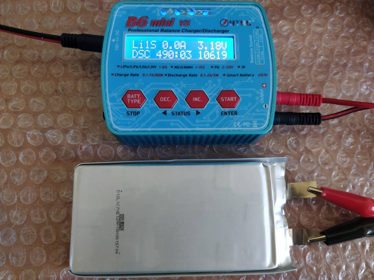 

Аккумулятор Литий-полимерный (Li-pol) 3.7V 10000mAh 3C 30A