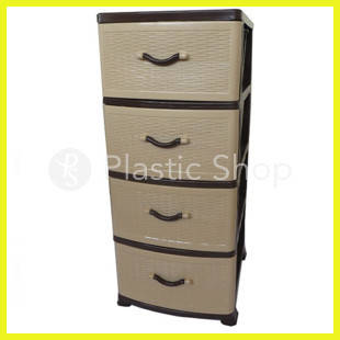 

Комод пластиковый Econom Style на 4 яруса