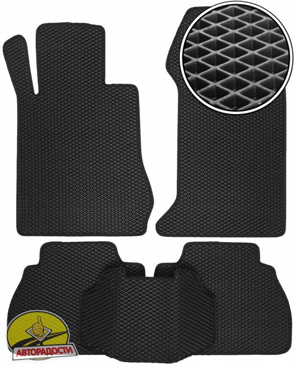 

Коврики в салон для Mercedes E-Class W210 '95-02 4matic, EVA-полимерные, черные (Kinetic), Черный