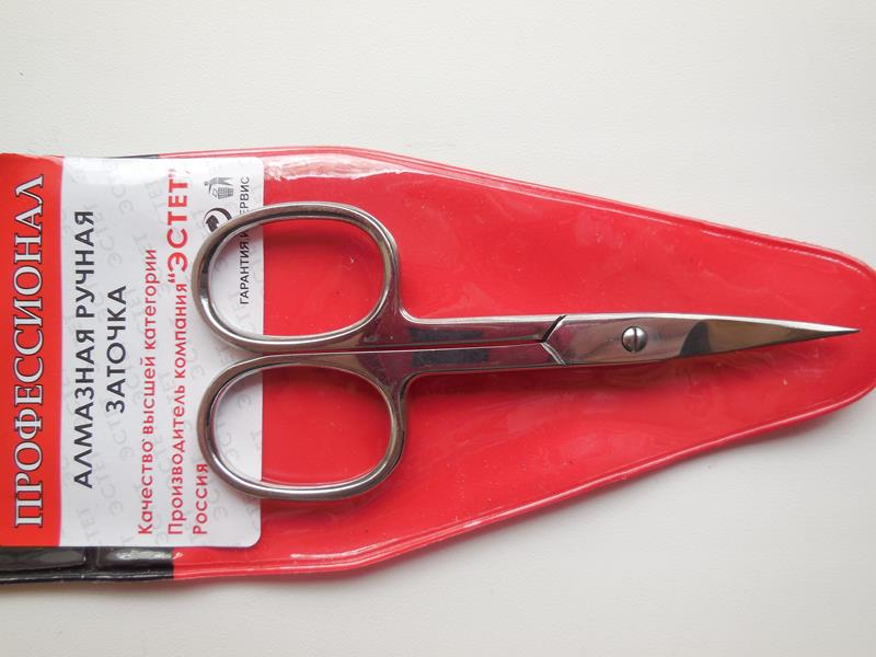 

Ножницы для маникюра ЭСТЕТ алмазная заточка сталь 6