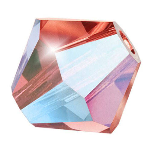 

Хрустальные биконусы Preciosa (Чехия) 4 мм Padparadscha ABx2, Оранжевый