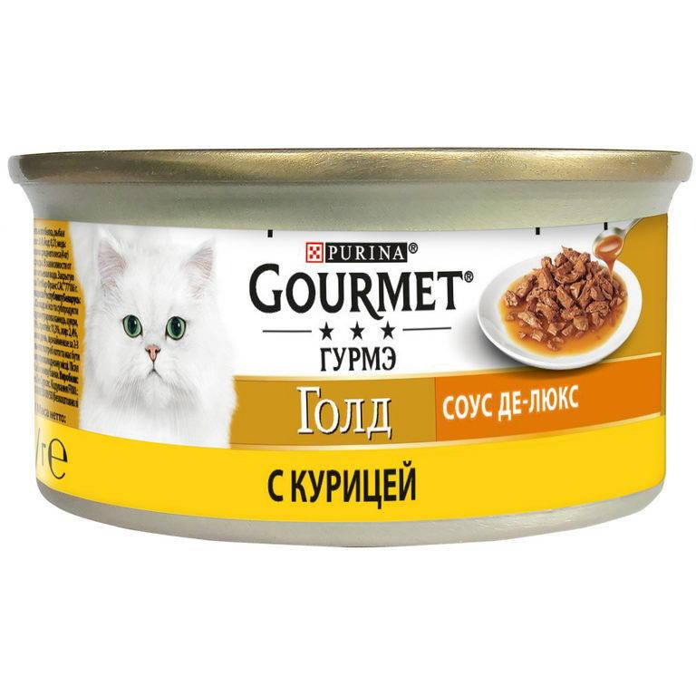 

Gourmet Gold Соус-де-Люкс з куркою шматочки в соусі 85 г