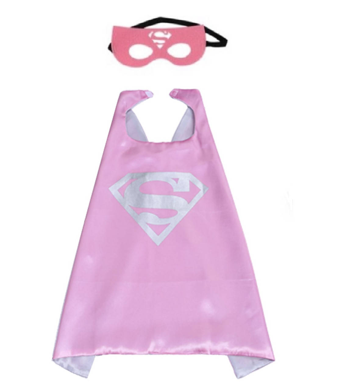 

Карнавальный костюм: плащ и маска Супердевушка Supergirl 2-6 лет
