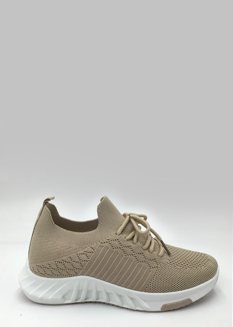 

Женские текстильные кроссовки Бежевые LaVento Sport р. 37-41 37, Черный