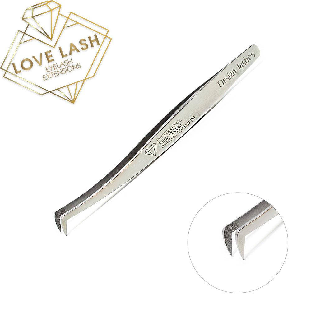 

Пинцет Design Lashes Diamond (зеркальный сапожок)