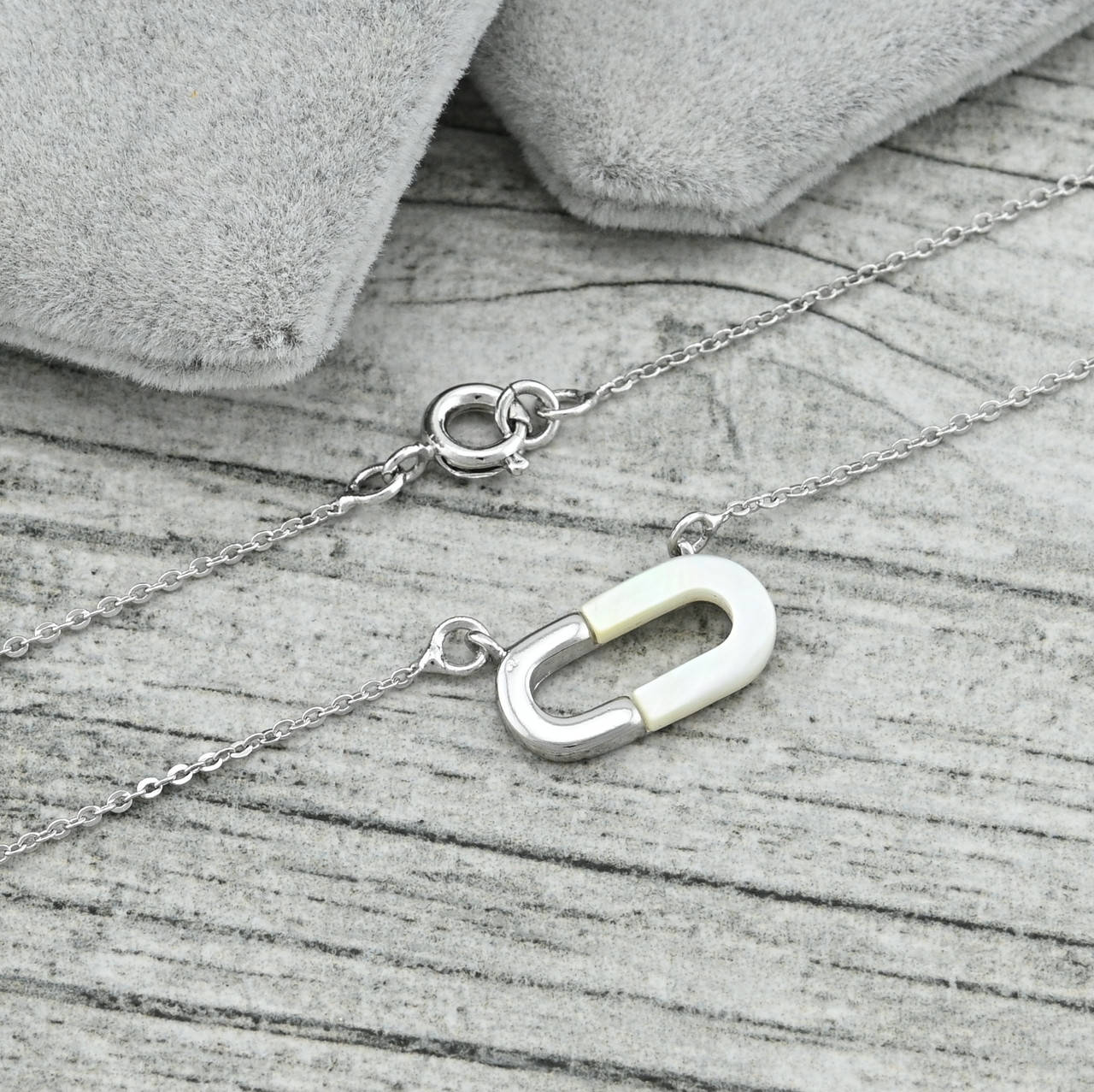 

Колье Неземная красота 36918 ширина 1 мм вставка перламутр позолота Белое Золото длина 45