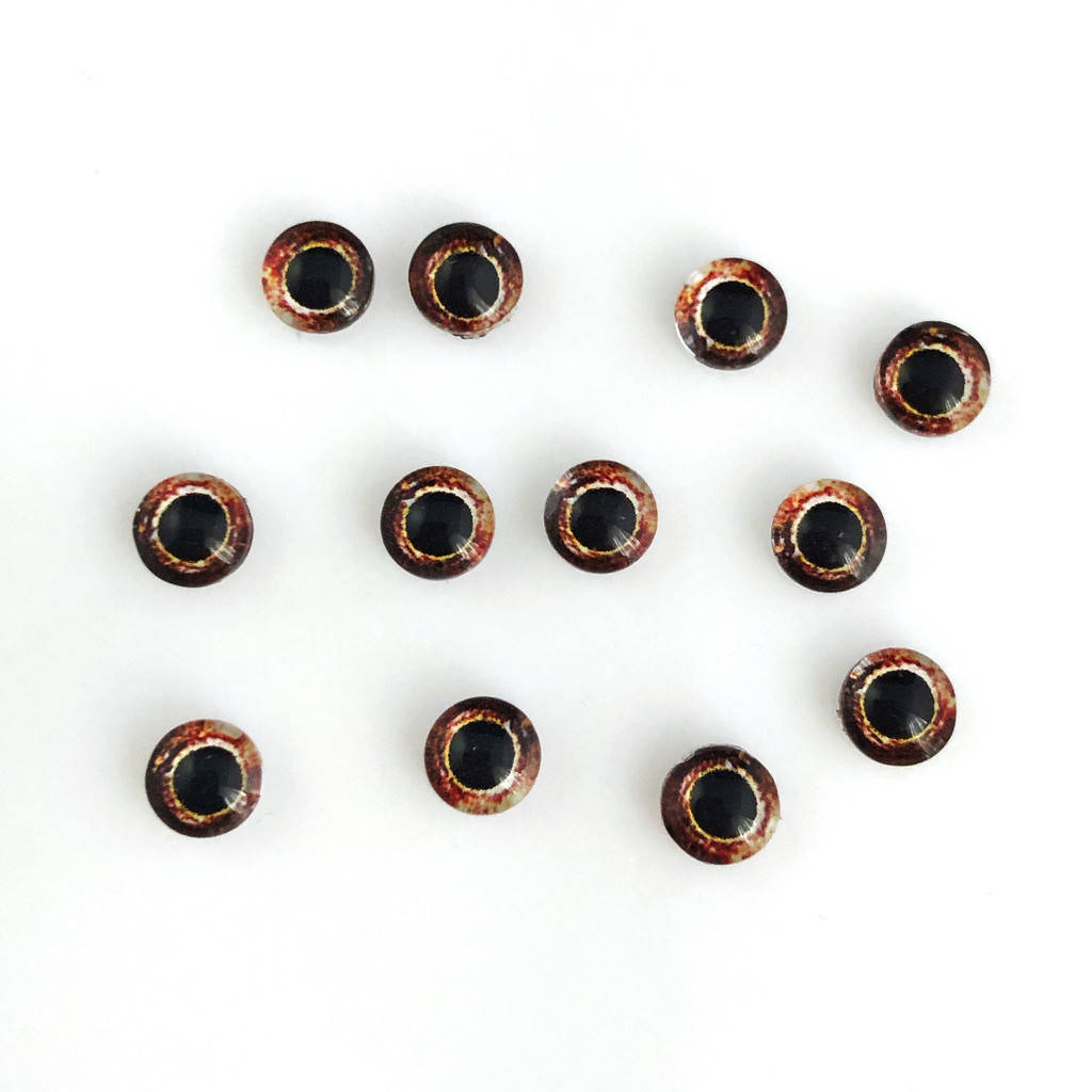 

Глаза 6 мм. Стеклянный кабошон. (JC377-6-038). Цена за 2 шт.