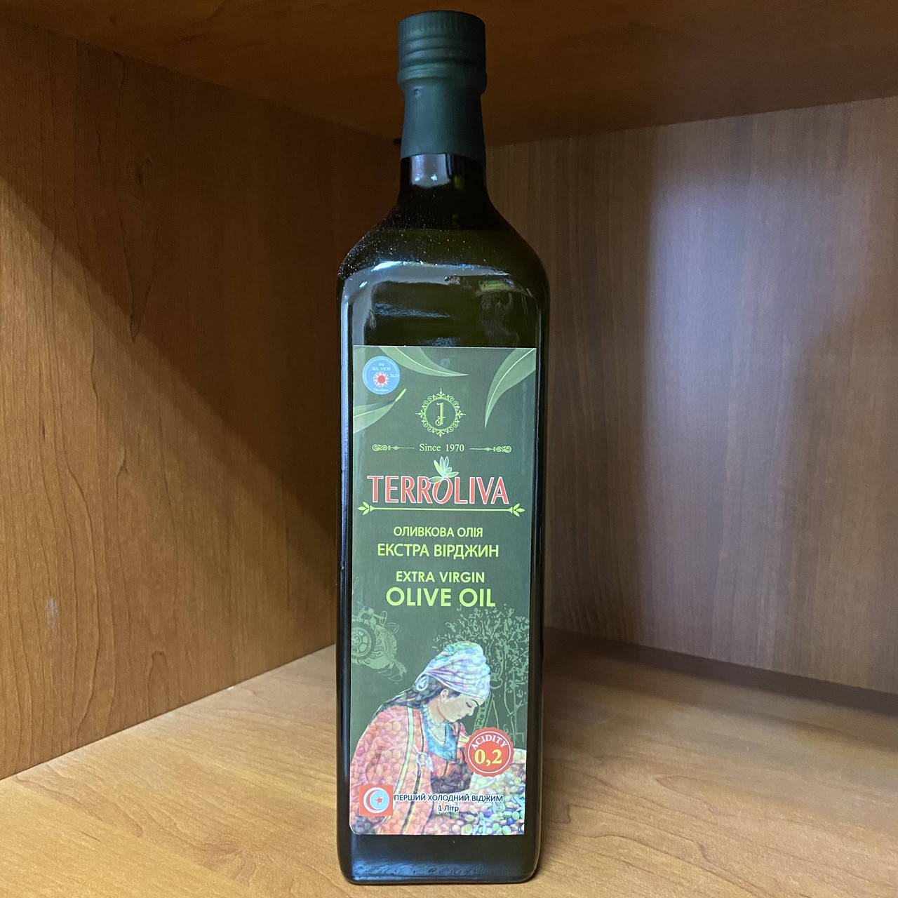 

Масло оливковое Extra Virgin 1л Terroliva (Тунис)