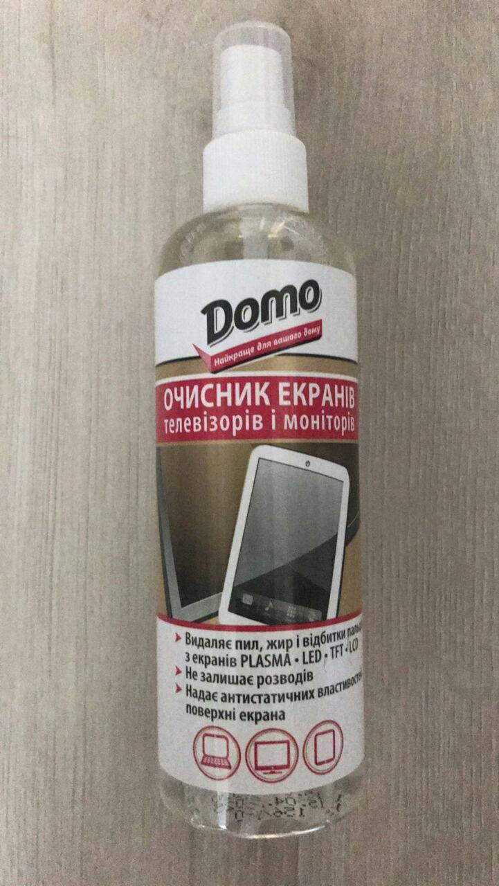 

Очисититель мониторов экранов телефонов телевизоров (Domo) 150 мл.