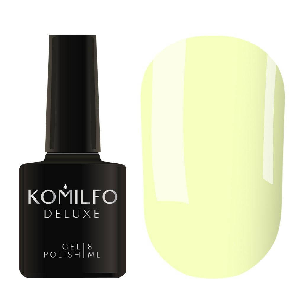 

Гель-лак Komilfo Deluxe Series №D169 (бледно-желтый, эмаль), 8 мл