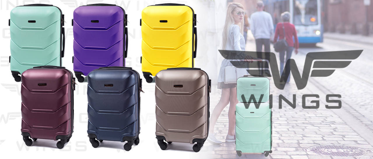 

Чемодан WINGS 147 АБС-пластик, мини (ручная кладь) XS