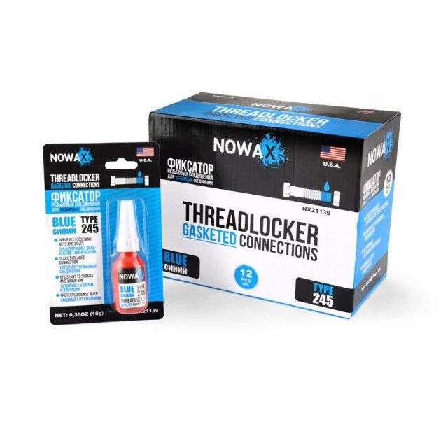 

Фіксатор різьби синій 10мл NOWAX [NX21139]