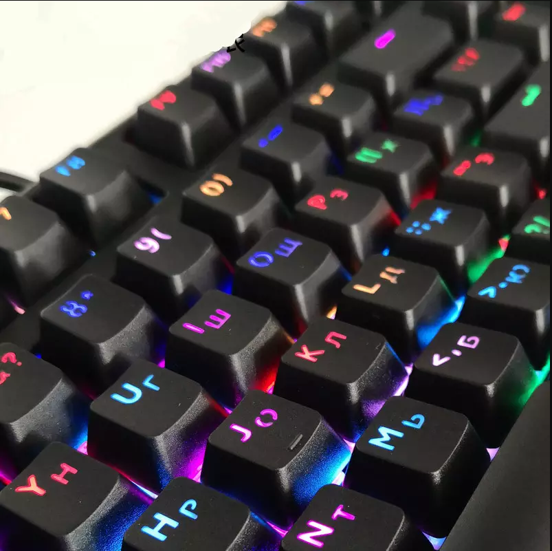 

Кейкапы клавиши кнопки для механических клавиатур Cherry MX,Gateron, Outemu, Kailh Чёрный + кириллица