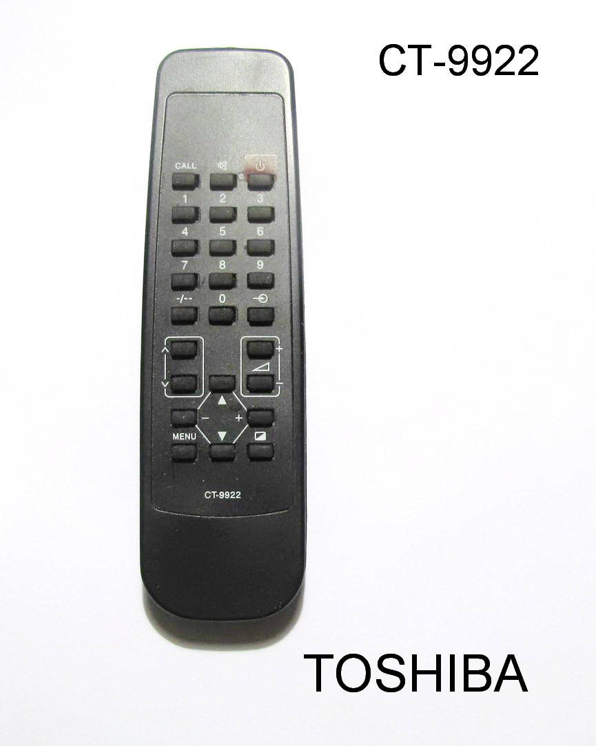 

Пульт ДУ для телевизора TOSHIBA, CT-9922.