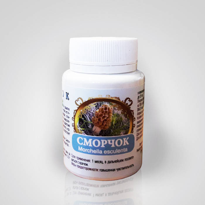 

Гриб Сморчок 60 капсул