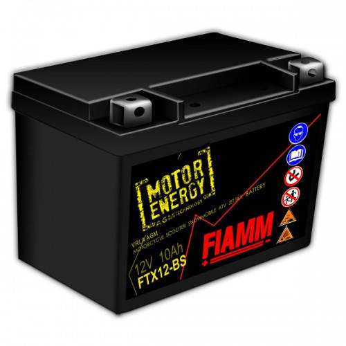 

Лучший мотоаккумулятор FTX12-BS AGM 150 мм x 87 мм x 130 мм FIAMM YTX 12 BS