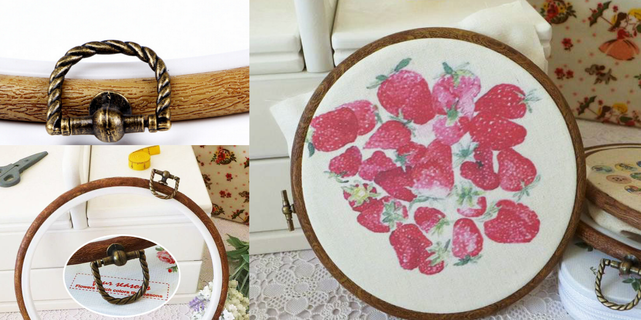 

Пяльцы рамка круглые пластиковые, диаметр 21см