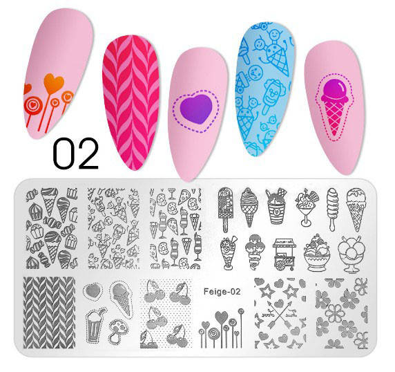 

Пластина для стемпинга Feige-02