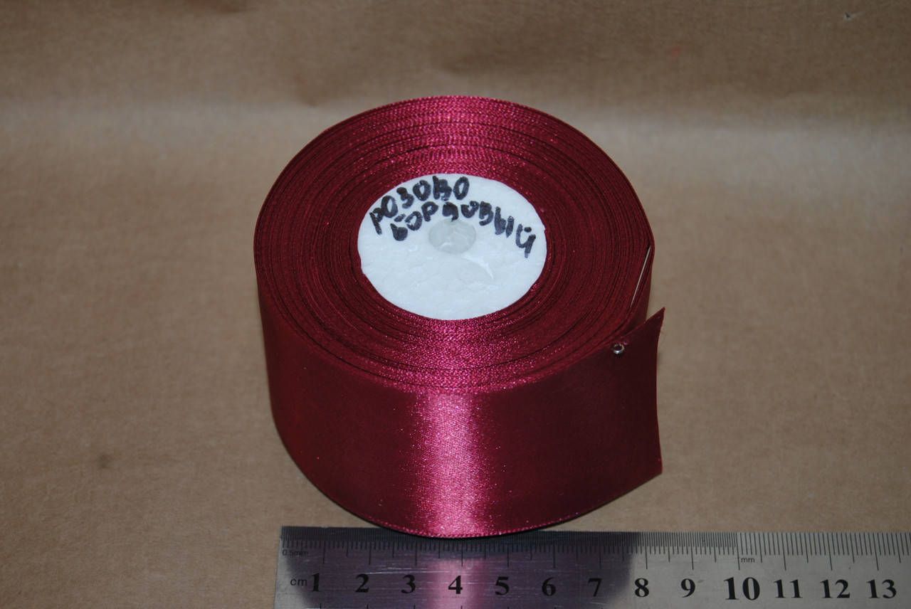 

Лента 5 см .Цвет розово-бордовый.