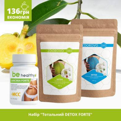 

Набір "Тотальний DETOX FORTE" Набор тотальный ДЕТОКС Джерелия Джерелія