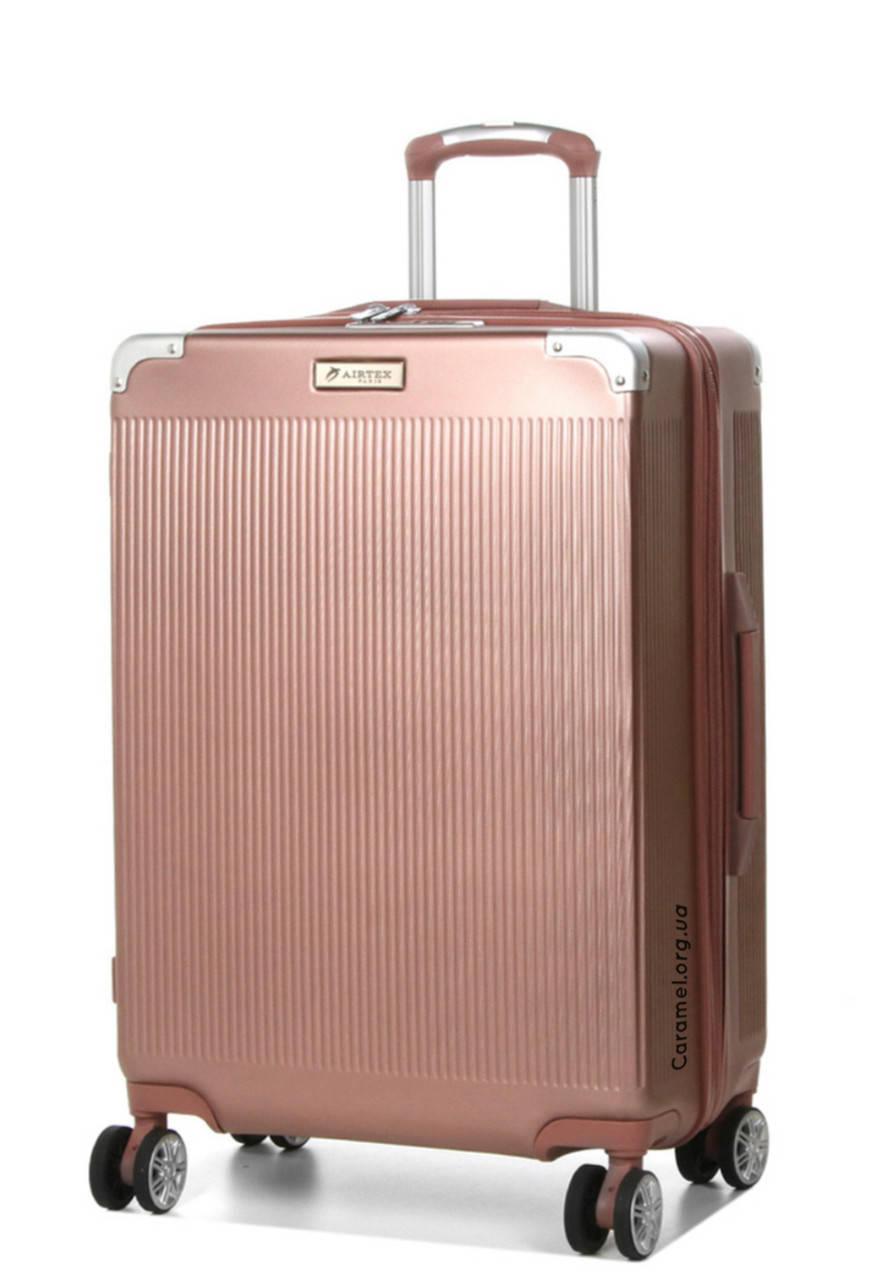 

Чемодан из поликарбоната Франция средний M розовое золото | 66x44x27 см | 70 л | 3.5 кг | Airtex 225