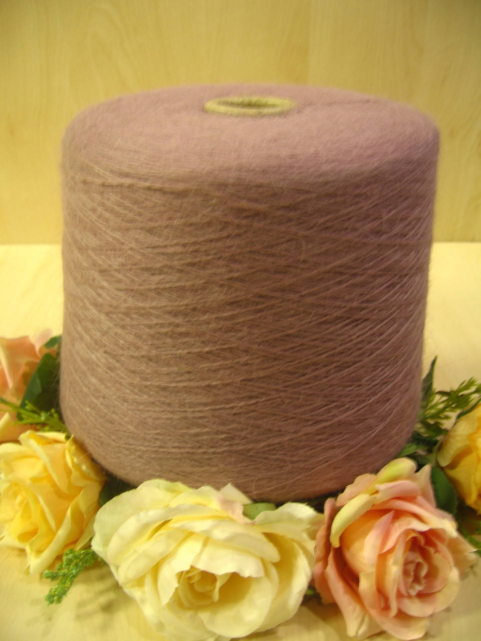 

Ангора China Elite Yarn 50% ангора, 50% нейлон 800 м /100 гр. Цвет Пыльная роза, Розовый