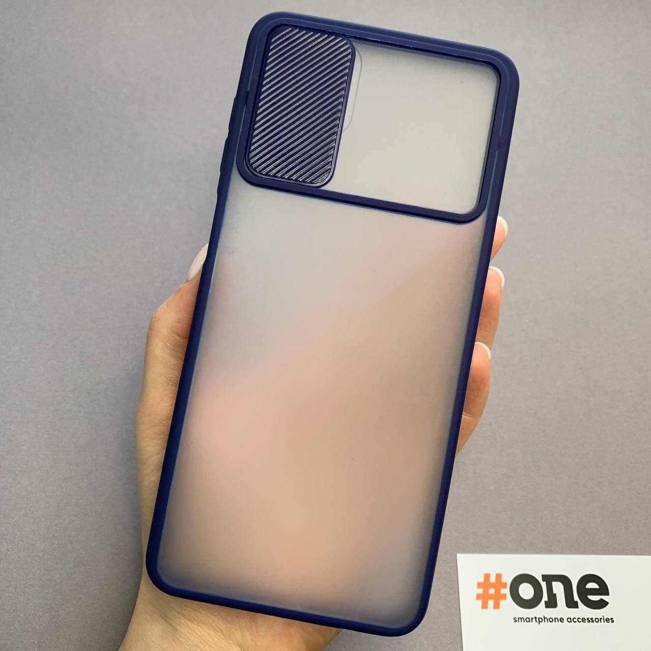 

Чехол для Samsung Galaxy M12 со шторкой защитой для камеры чехол на телефон самсунг м12 синий Cur