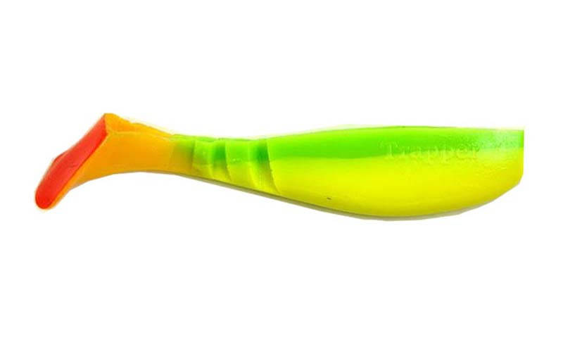 

Силиконовый виброхвост FOX 8см Trapper #075 (chartreuse yellow) (1шт)