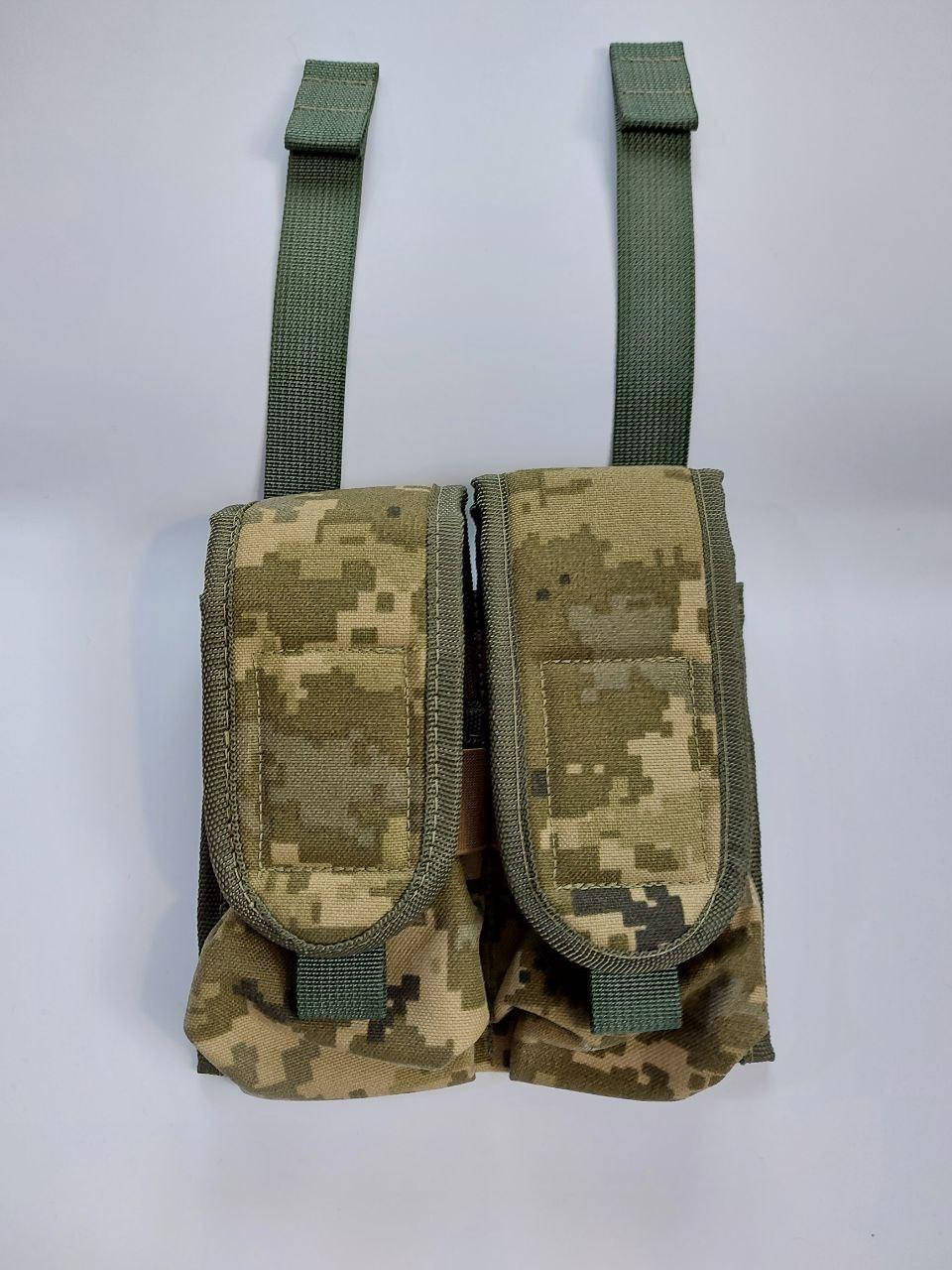 

Подсумок для магазина двойной AK, AR Cordura, Камуфляж пиксель