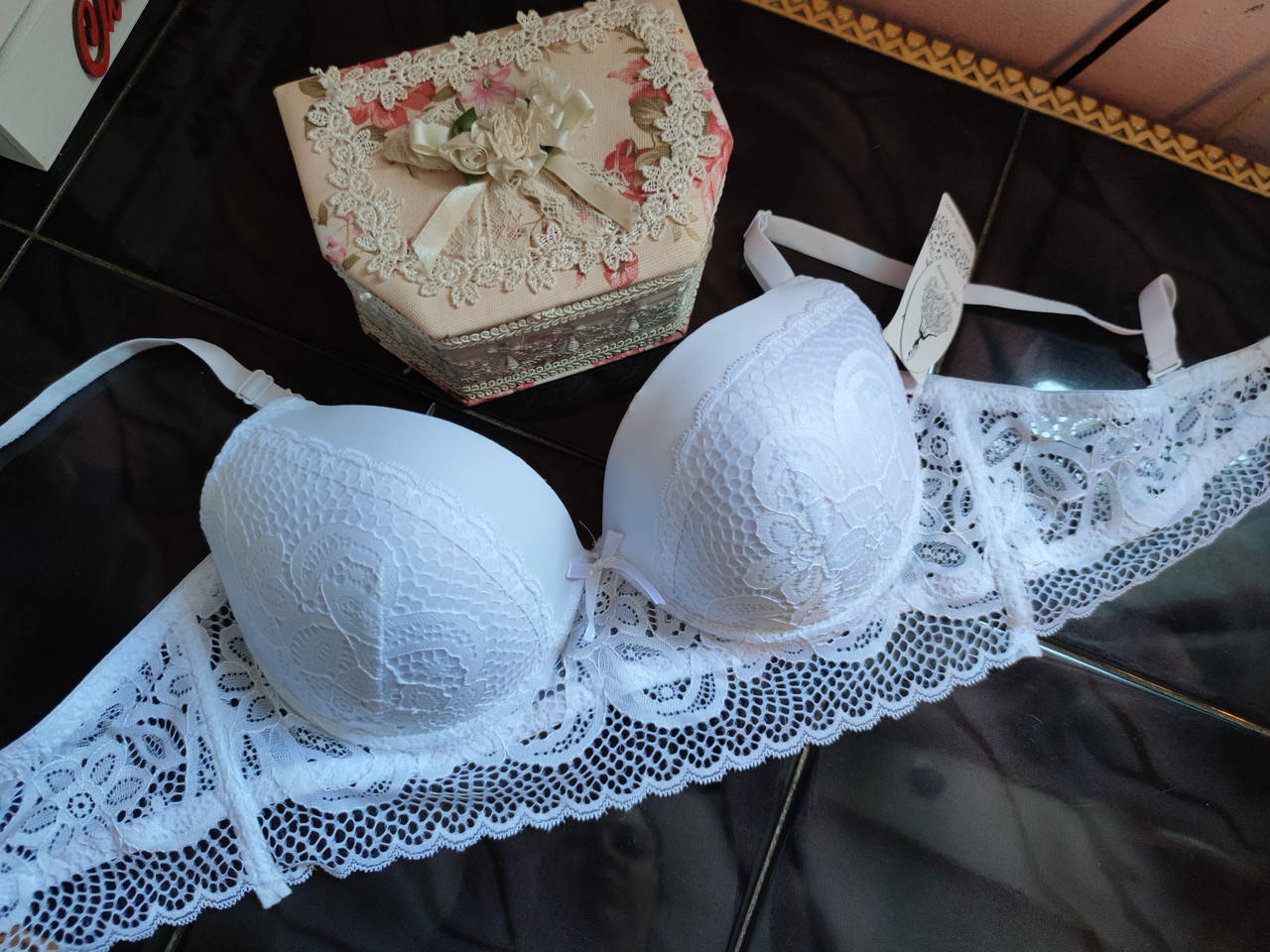 

85С Бюстгальтер Ana Sweeney бюстьє корсетний з невеликим Пуш-Ап білий, Белый